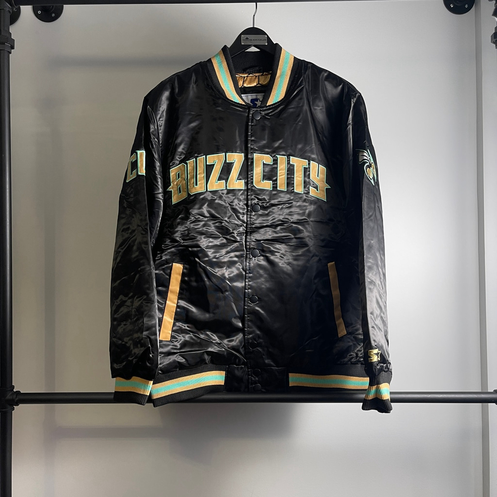Men's Starter Charlotte Hornets Buzz City Jacket Size L